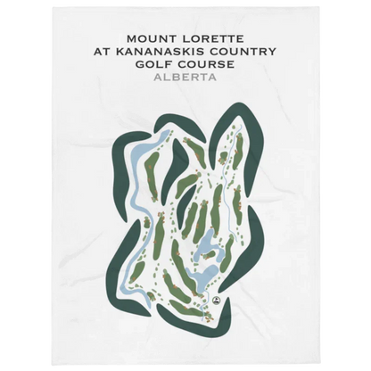 Mount Lorette Course at Kananaskis Country Golf Course, Alberta, Canada - Printed Golf Courses