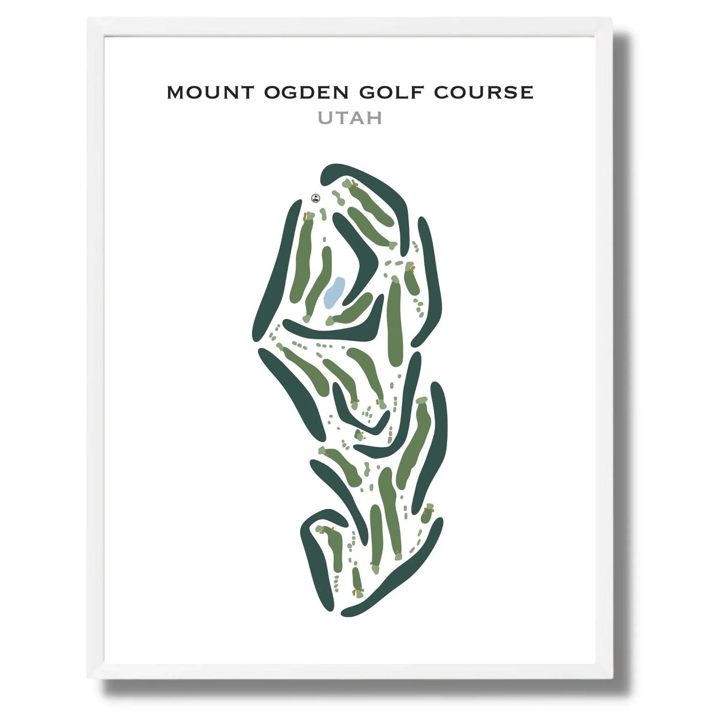 Mount Ogden Golf Course, Utah - Printed Golf Courses