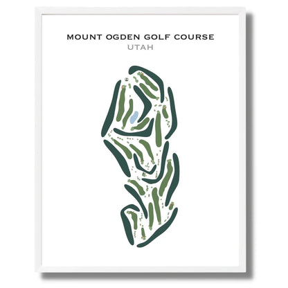 Mount Ogden Golf Course, Utah - Printed Golf Courses