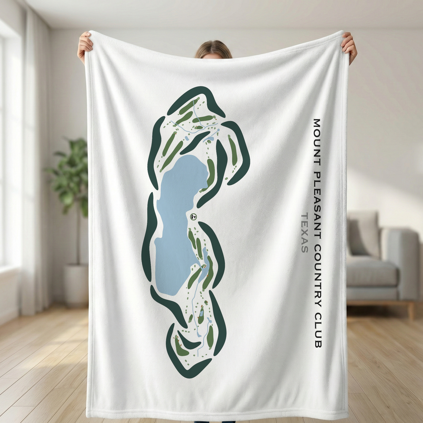 Mount Pleasant Country Club, Texas - Printed Golf Courses