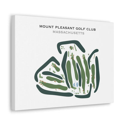 Mount Pleasant Golf Club, Massachusetts - Printed Golf Courses