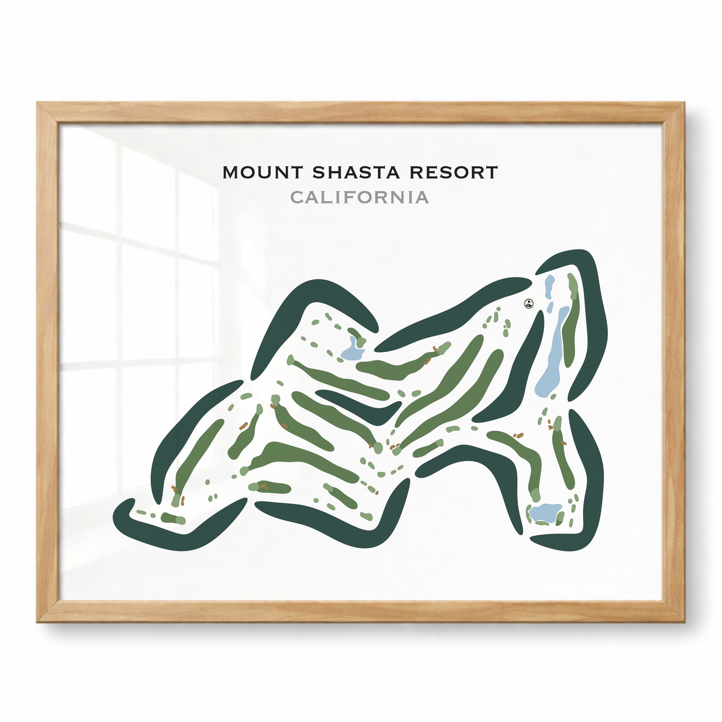 Mount Shasta Resort, California - Printed Golf Course