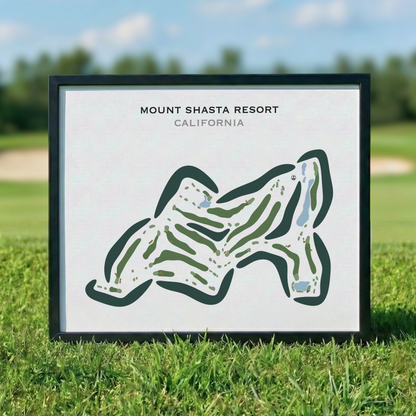 Mount Shasta Resort, California - Printed Golf Course