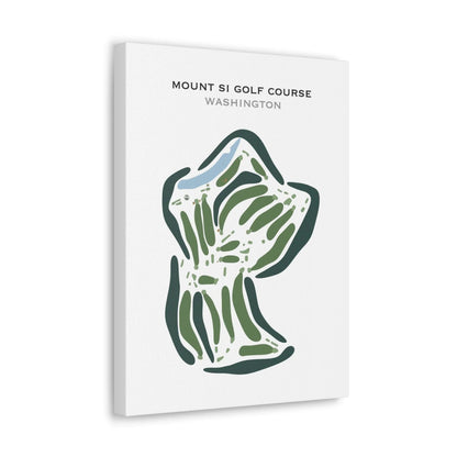 Mount Si Golf Course, Washington - Printed Golf Courses