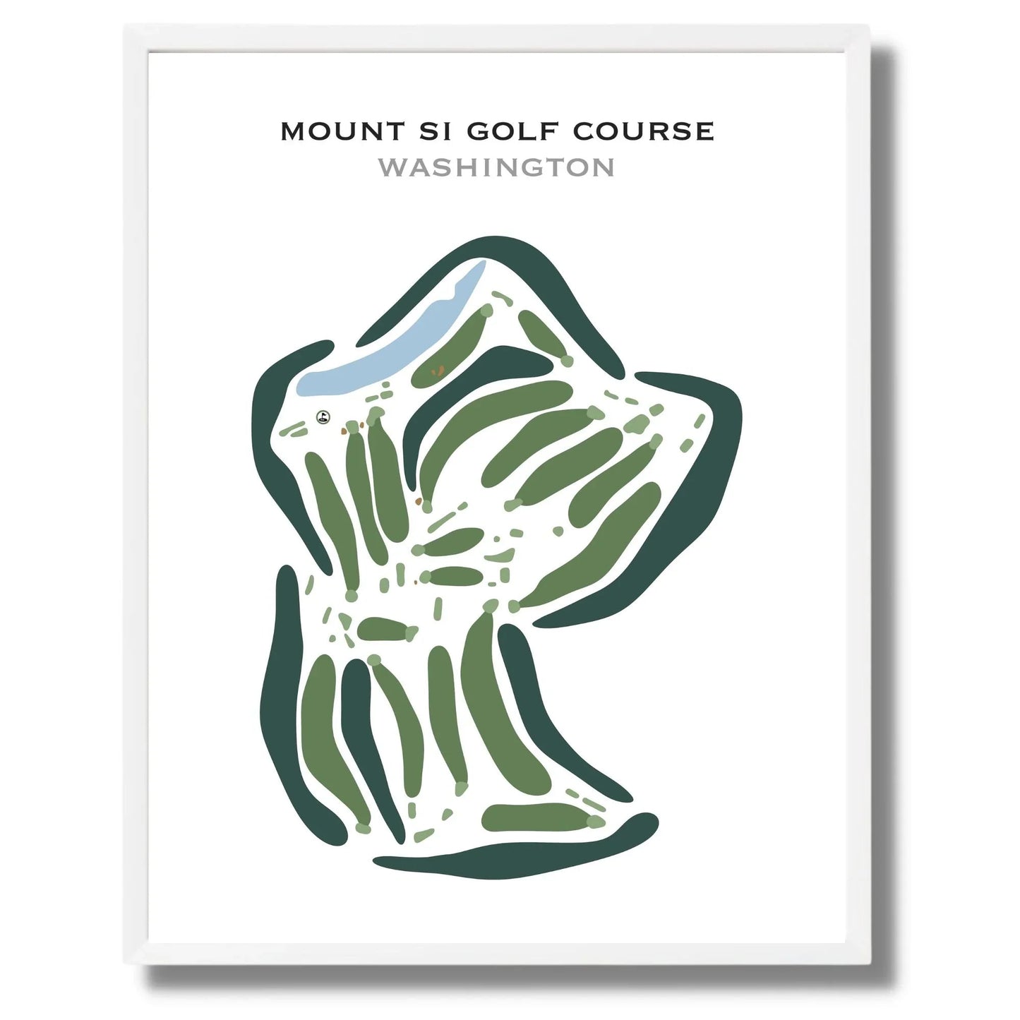 Mount Si Golf Course, Washington - Printed Golf Courses