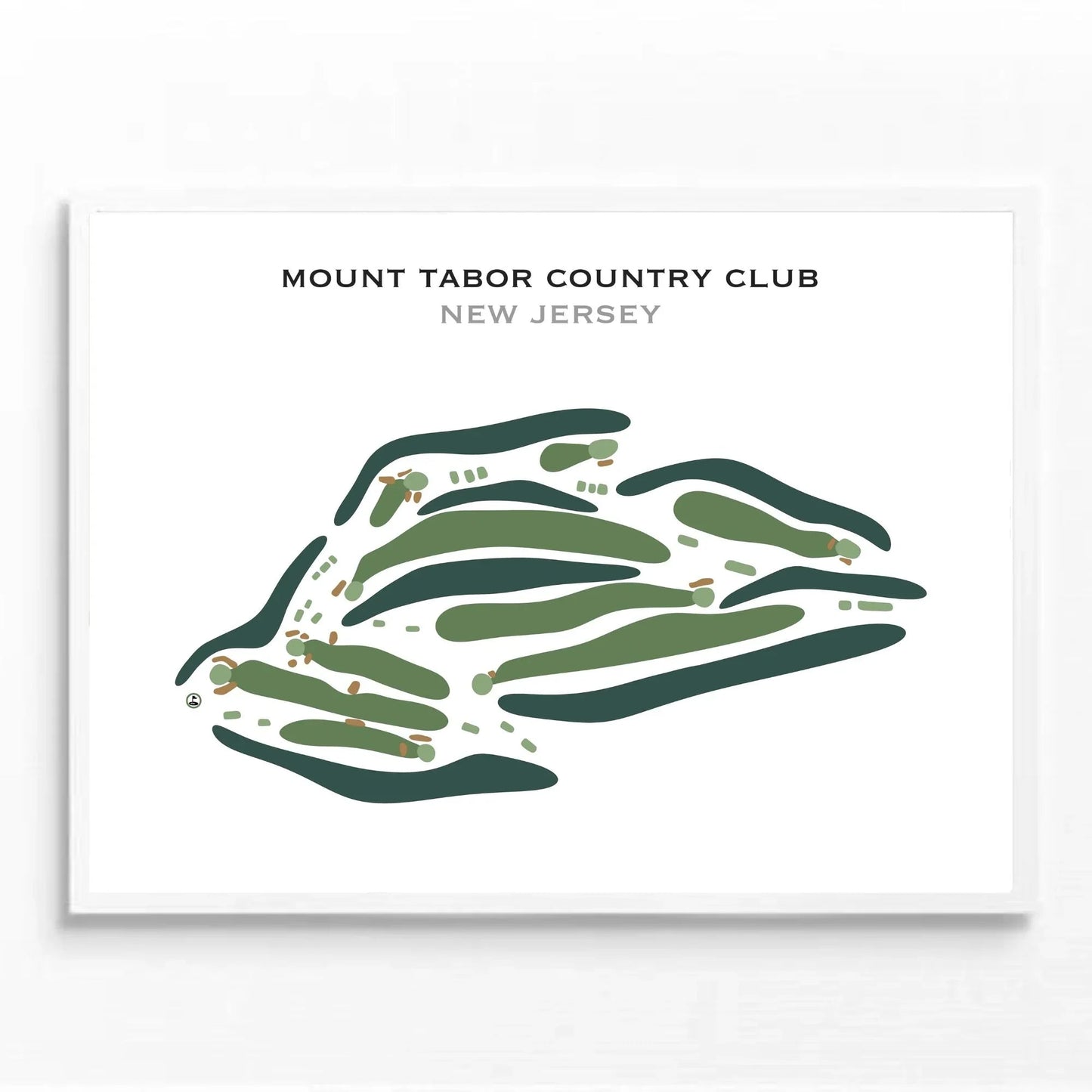 Mount Tabor Country Club, New Jersey - Printed Golf Course