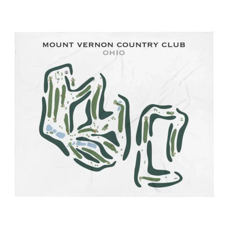Mount Vernon Country Club, Ohio - Printed Golf Course