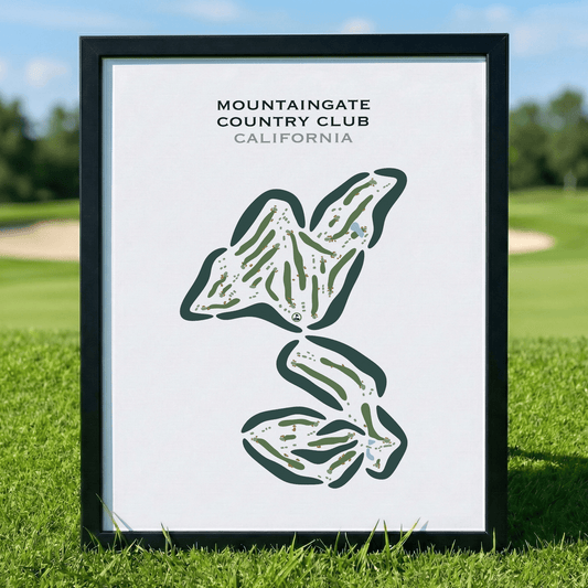 MountainGate Country Club, California - Printed Golf Course