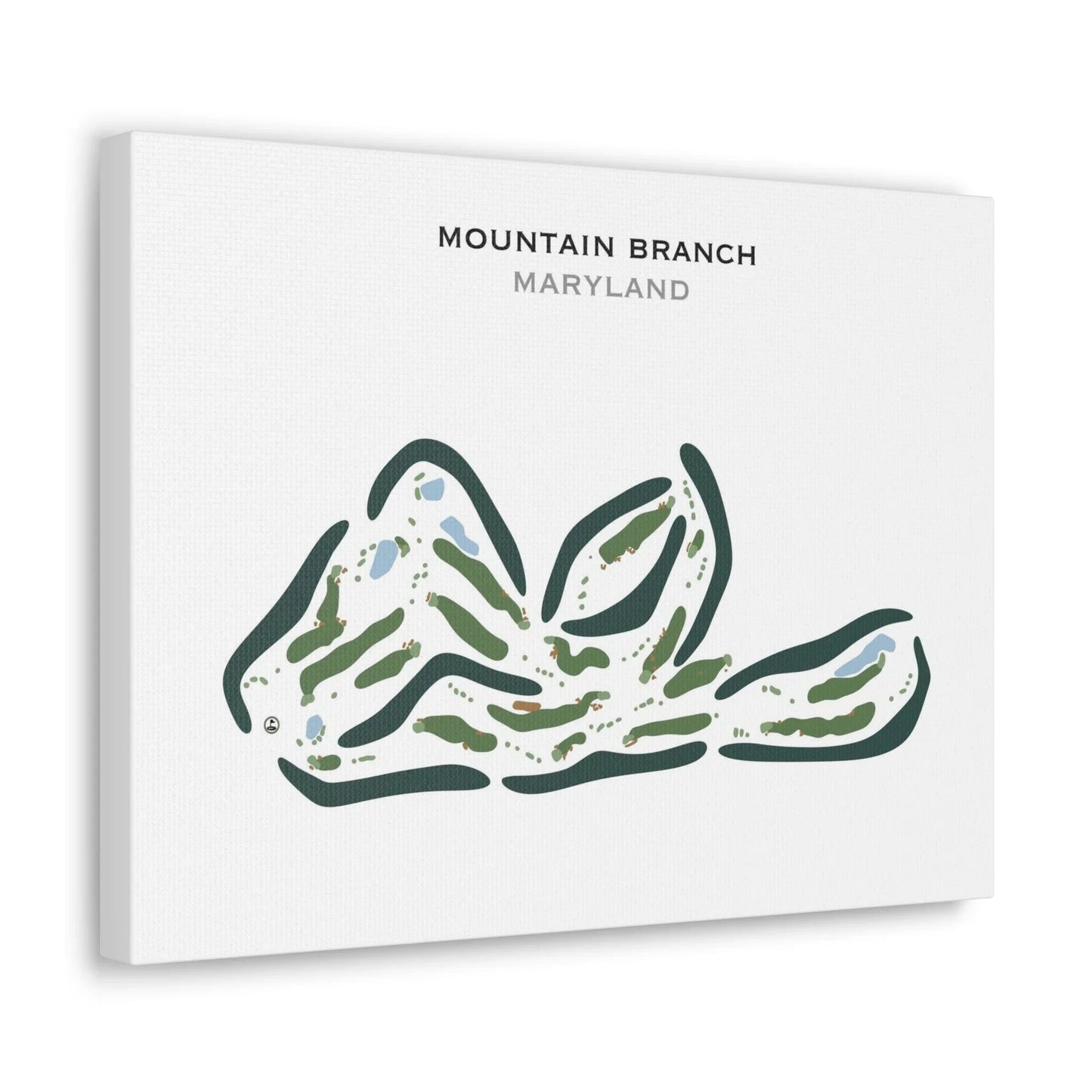 Mountain Branch, Maryland - Printed Golf Courses