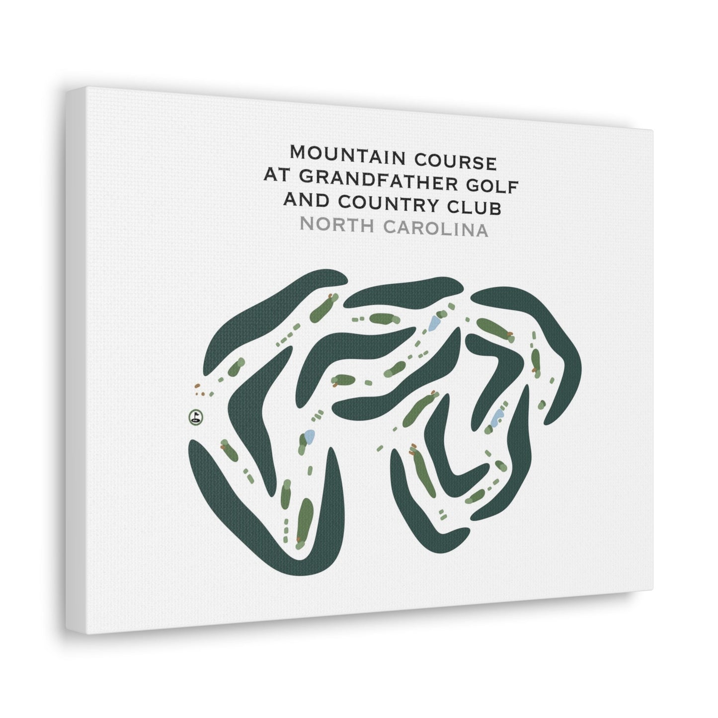 Mountain Course at Grandfather Golf and Country Club, North Carolina - Printed Golf Courses
