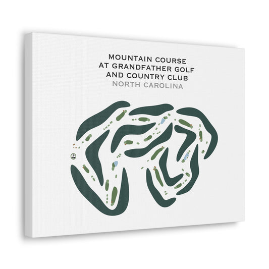 Mountain Course at Grandfather Golf and Country Club, North Carolina - Printed Golf Courses