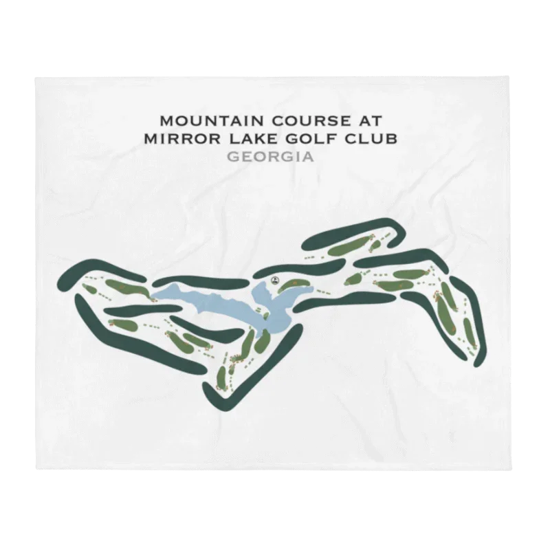 Mountain Course at Mirror Lake Golf Club, Georgia - Printed Golf Courses