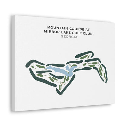 Mountain Course at Mirror Lake Golf Club, Georgia - Printed Golf Courses