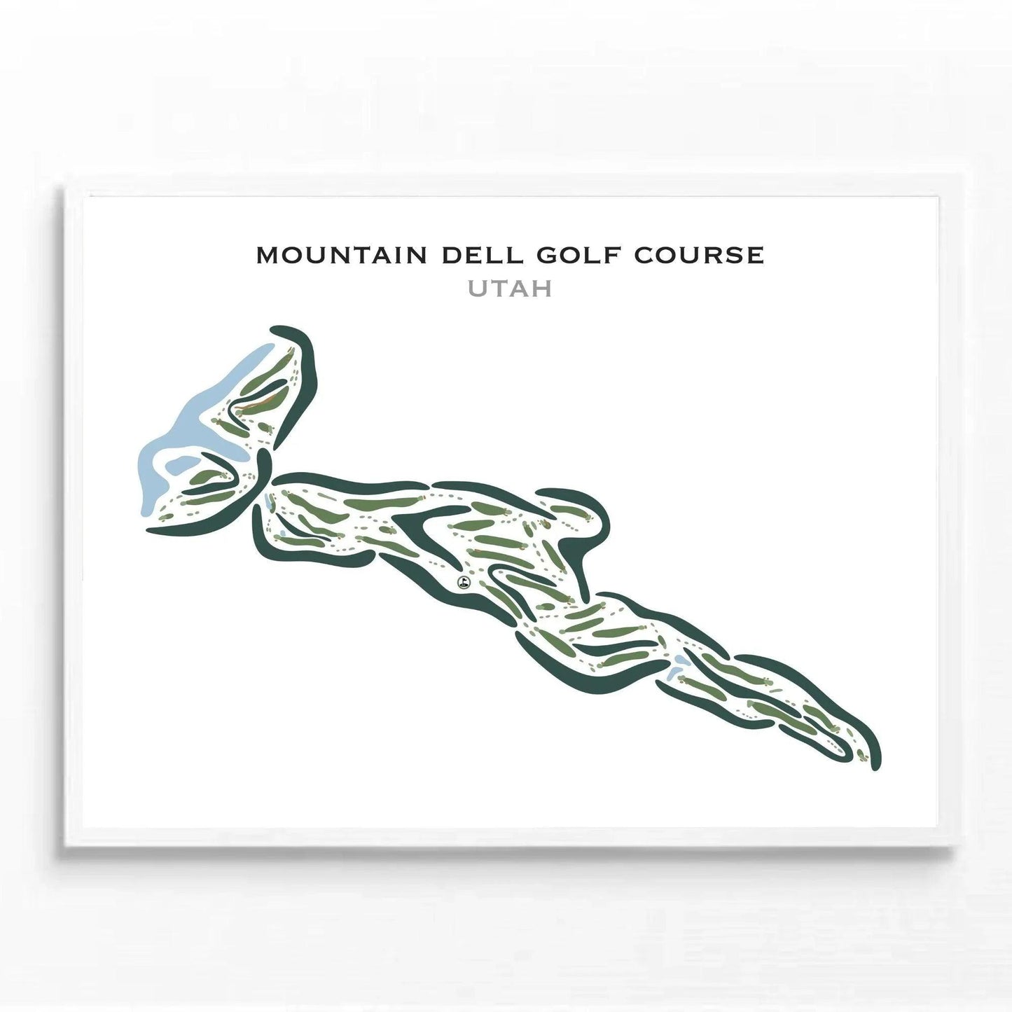 Mountain Dell Golf Course, Parleys Canyon Utah - Printed Golf Courses