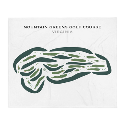 Mountain Greens Golf Course, Virginia - Printed Golf Courses