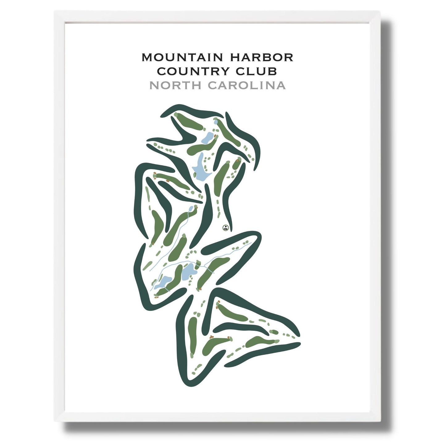 Mountain Harbor Country Club, North Carolina - Printed Golf Courses