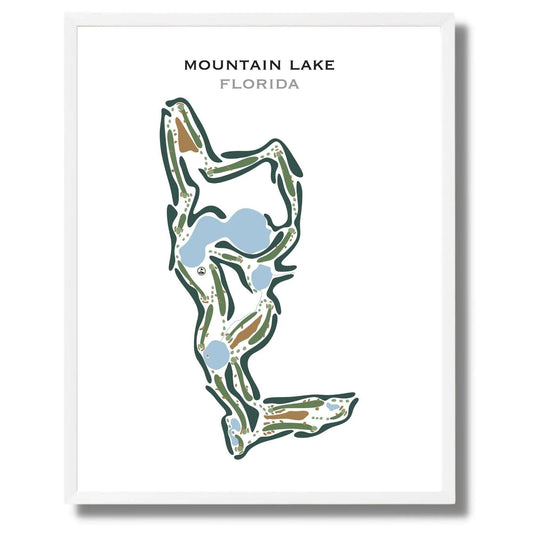 Mountain Lake, Florida - Printed Golf Courses