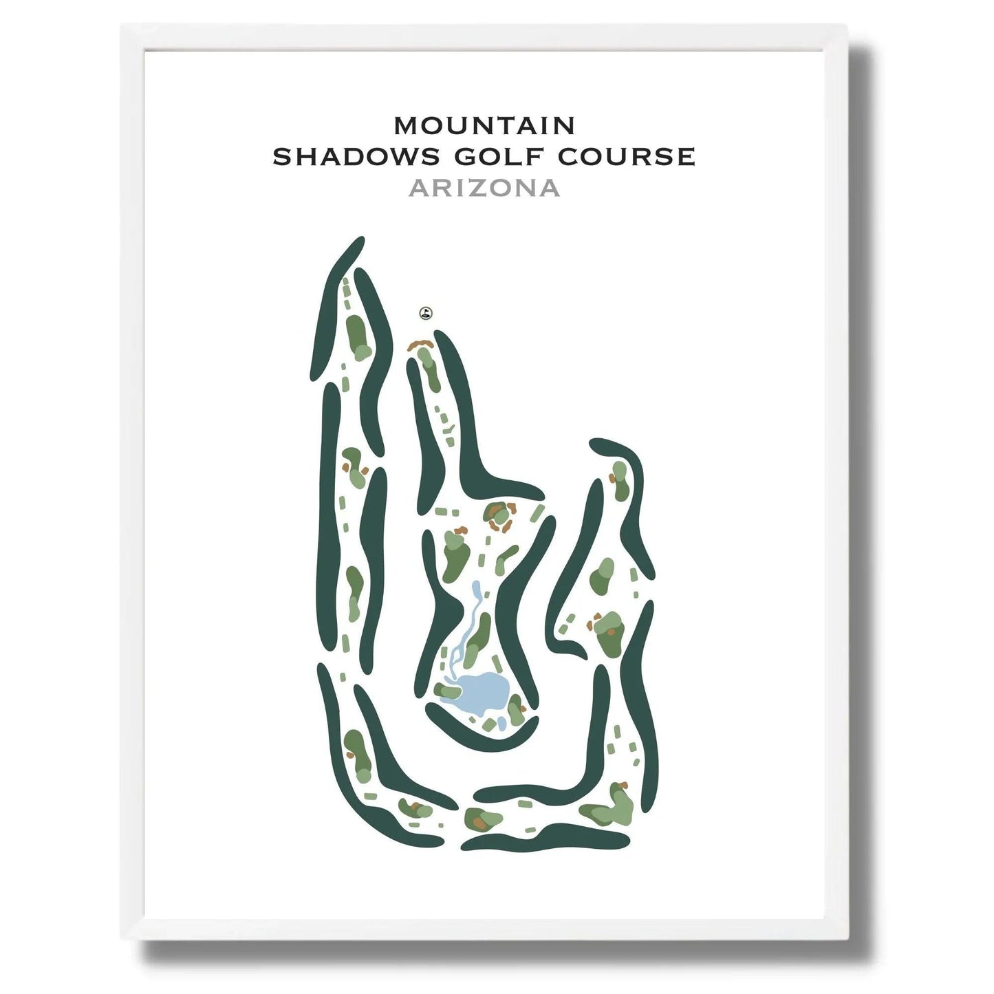 Mountain Shadows Golf Course, Arizona - Printed Golf Courses