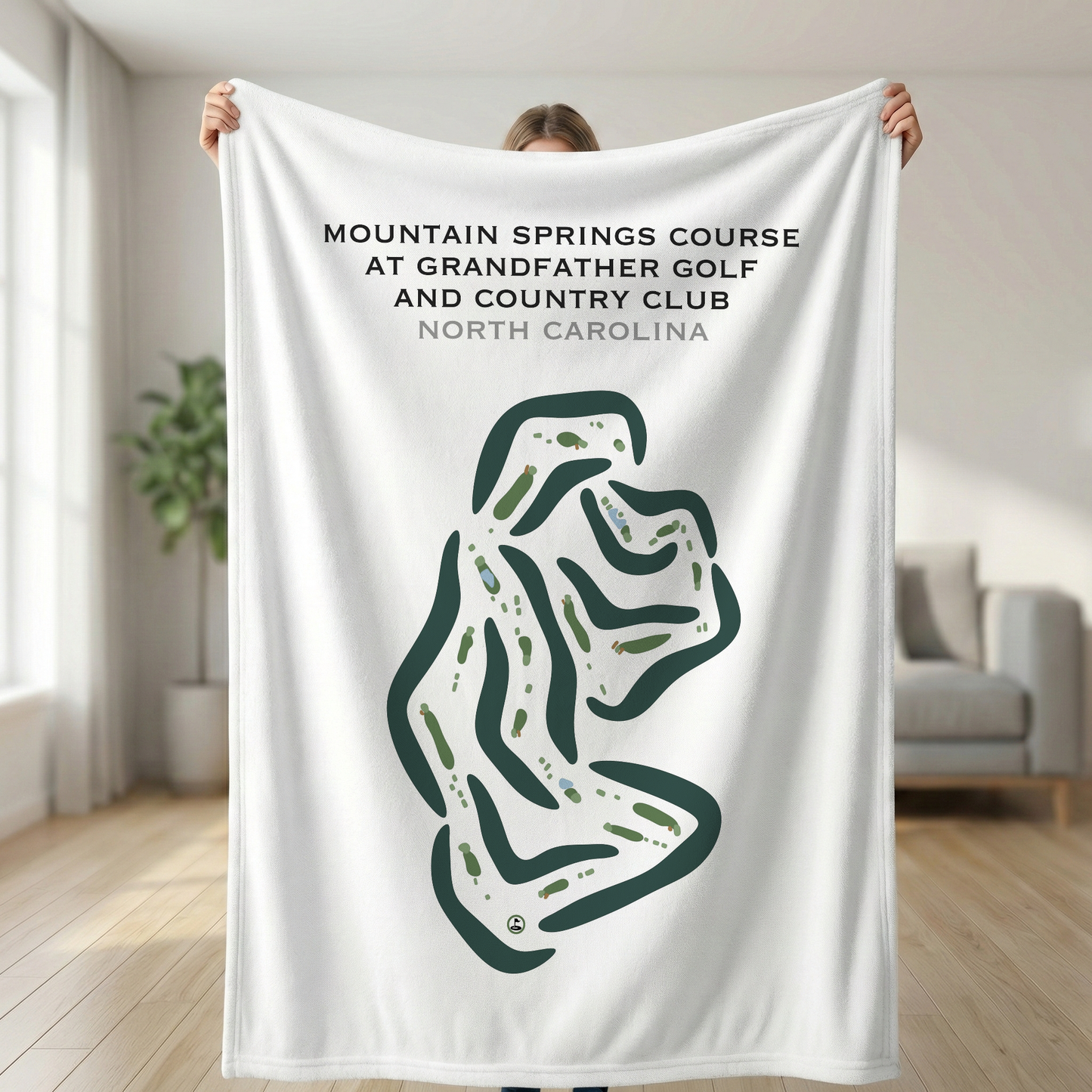 Mountain Springs Course at Grandfather Golf & Country Club, North Carolina - Printed Golf Courses