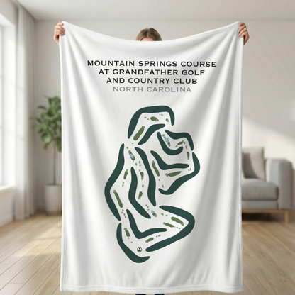 Mountain Springs Course at Grandfather Golf & Country Club, North Carolina - Printed Golf Courses