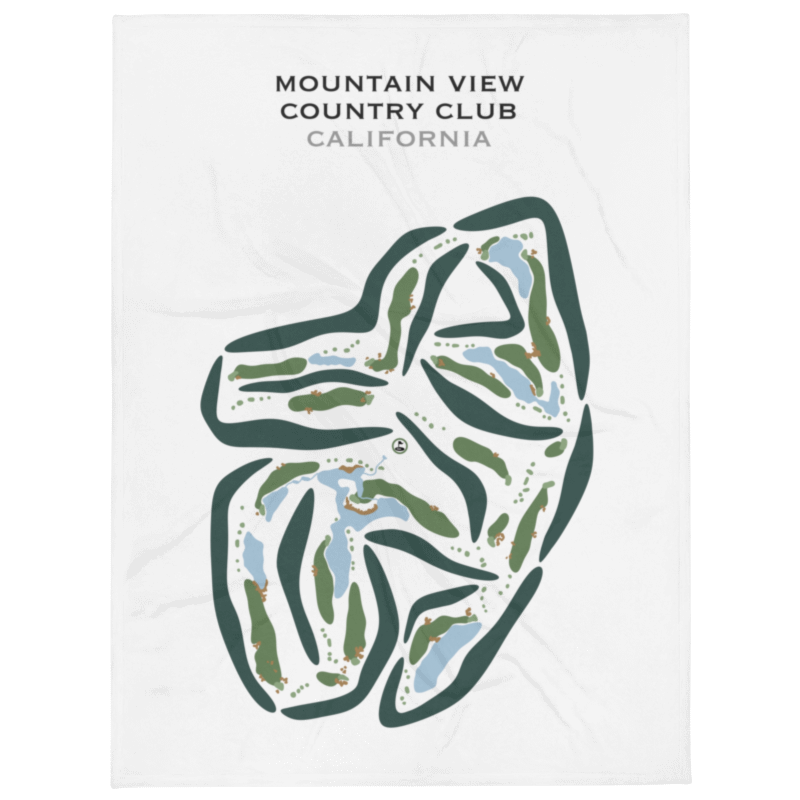 Mountain View Country Club, California - Printed Golf Courses