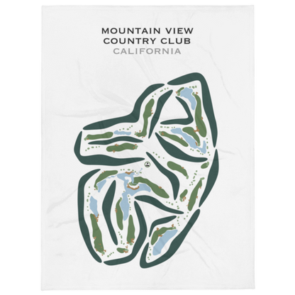 Mountain View Country Club, California - Printed Golf Courses