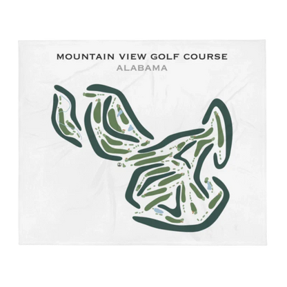 Mountain View Golf Course, Alabama - Printed Golf Courses