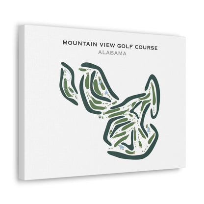 Mountain View Golf Course, Alabama - Printed Golf Courses