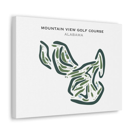 Mountain View Golf Course, Alabama - Printed Golf Courses