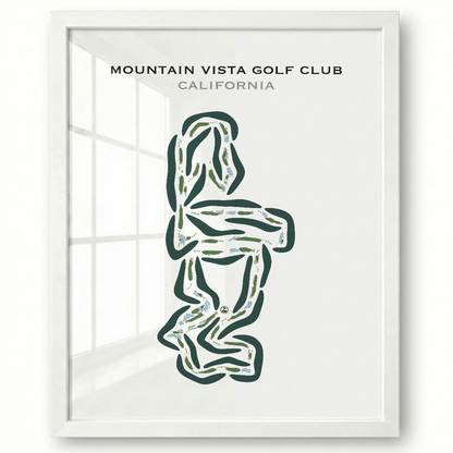 Mountain Vista Golf Club, California - Printed Golf Courses