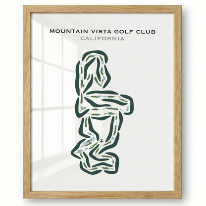Mountain Vista Golf Club, California - Printed Golf Courses