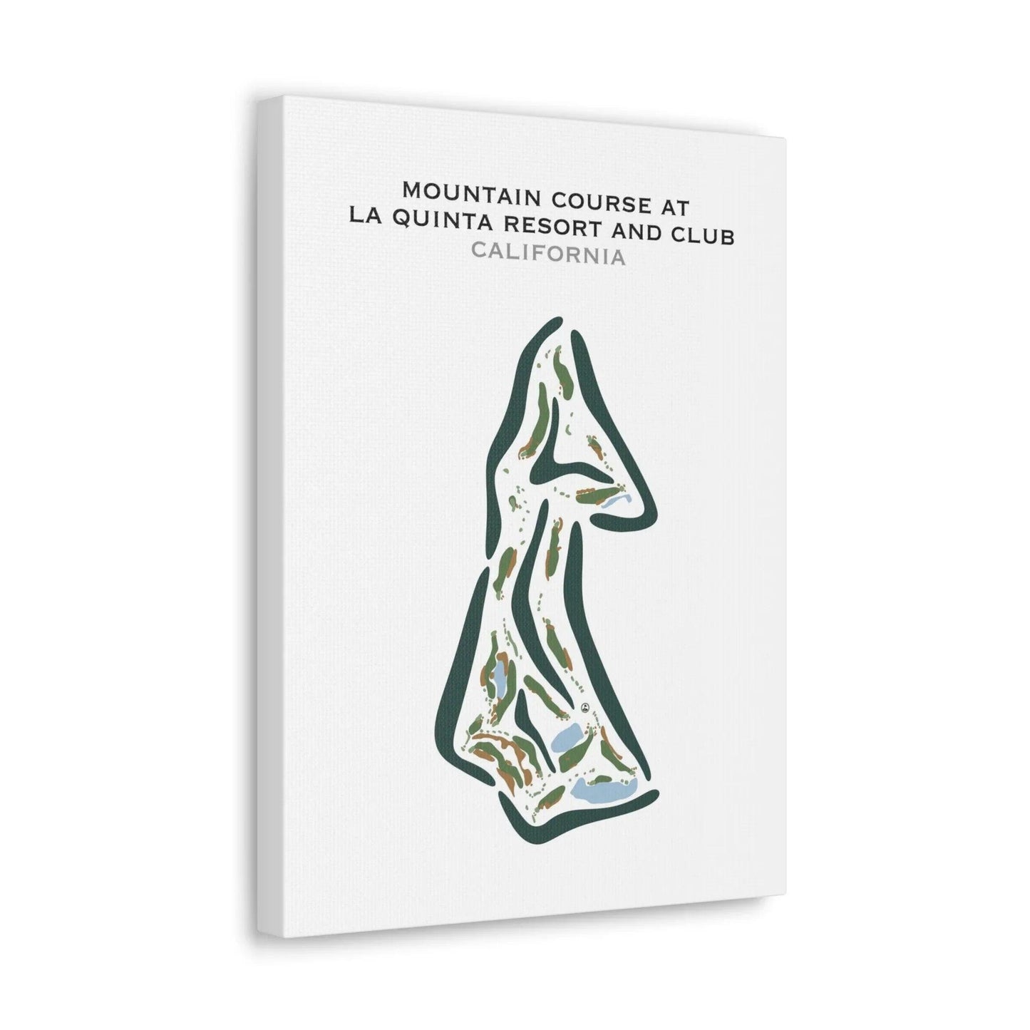 Mountain Course at La Quinta Resort and Club, California - Printed Golf Courses