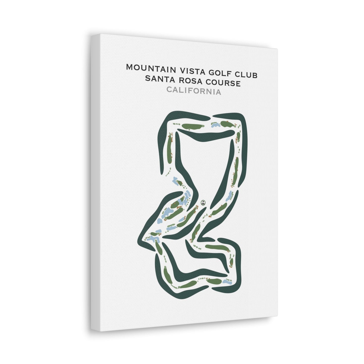 Mountain Vista Golf Club - Santa Rosa Course, California - Printed Golf Courses