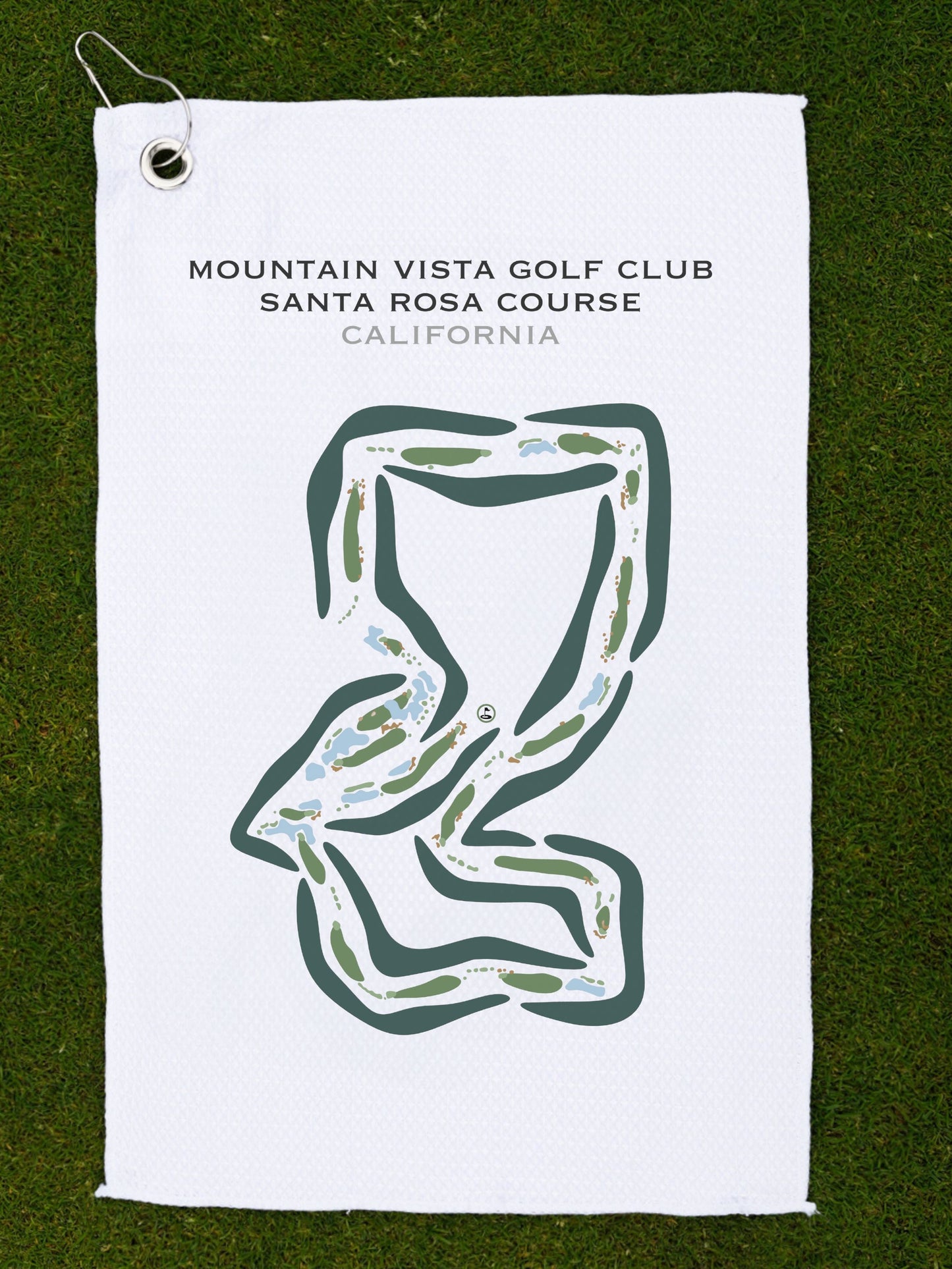 Mountain Vista Golf Club - Santa Rosa Course, California - Printed Golf Courses