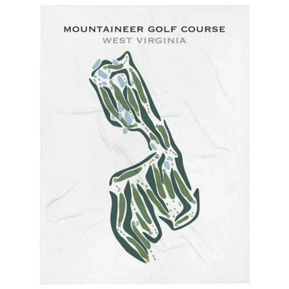 Mountaineer Golf Course, West Virginia - Printed Golf Courses