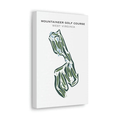 Mountaineer Golf Course, West Virginia - Printed Golf Courses