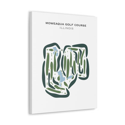 Moweaqua Golf Course, Illinois - Printed Golf Courses