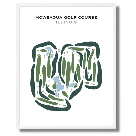 Moweaqua Golf Course, Illinois - Printed Golf Courses