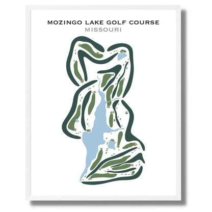 Mozingo Lake Golf Course, Missouri - Printed Golf Courses