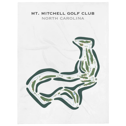 Mt Mitchell Golf Club, North Carolina - Printed Golf Courses