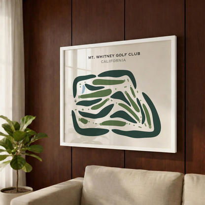 Mt. Whitney Golf Club, California - Printed Golf Courses