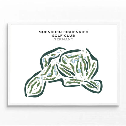 Muenchen Eichenried Golf Club, Germany - Printed Golf Courses