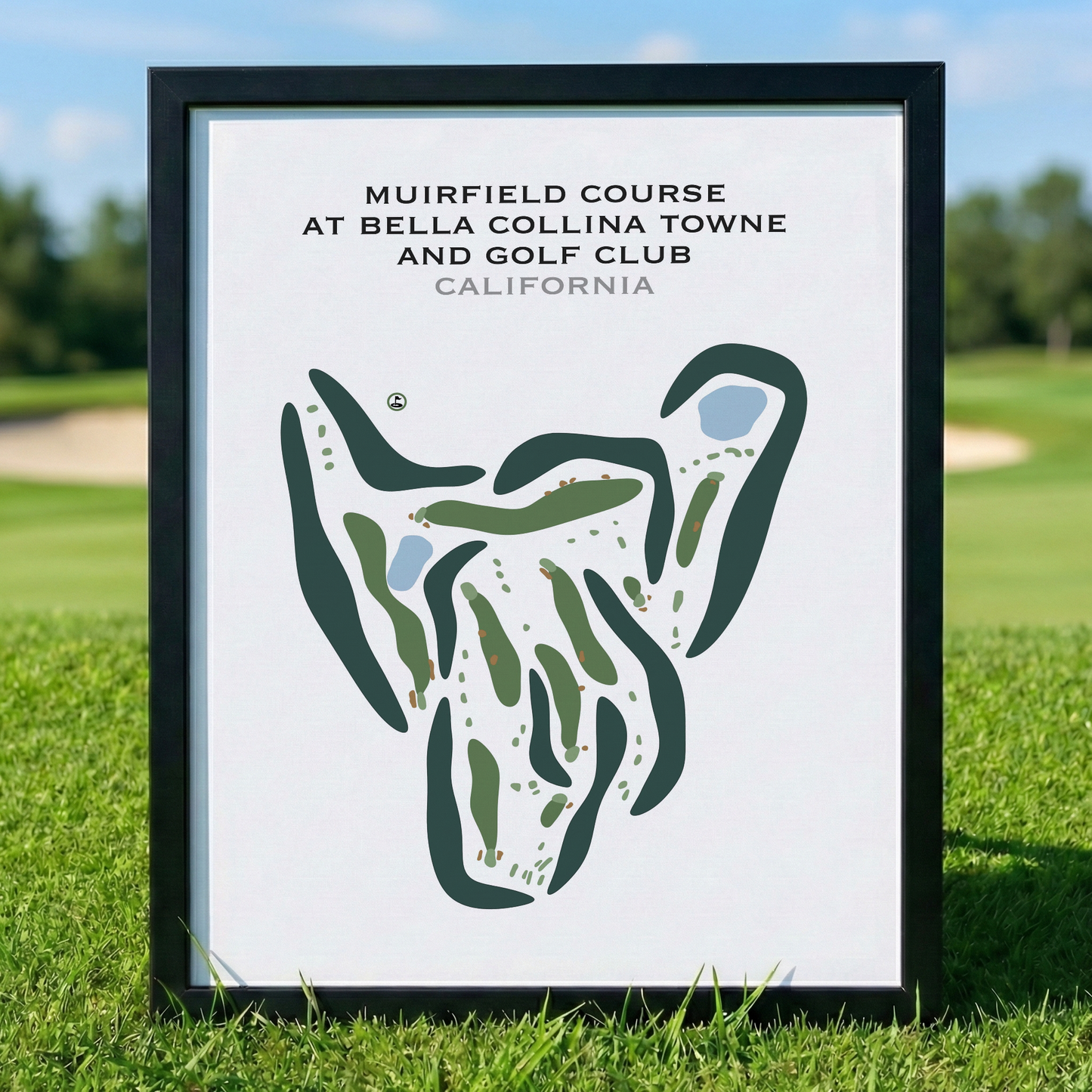 Muirfield Course at Bella Collina Towne & Golf Club, California - Printed Golf Courses