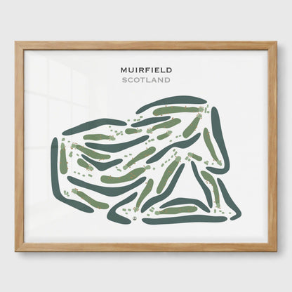 Muirfield, Scotland - Printed Golf Courses