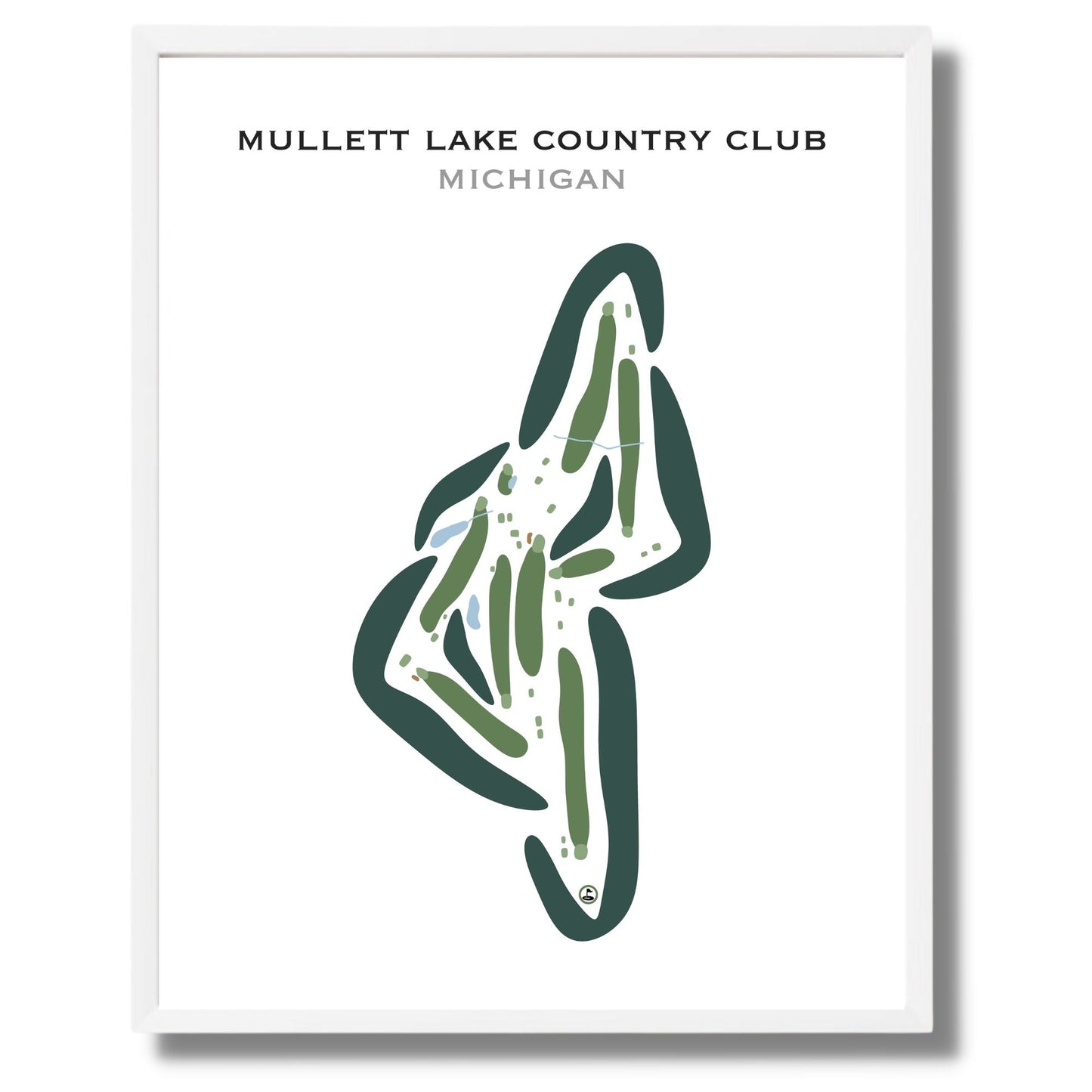Mullett Lake Country Club, Michigan - Printed Golf Courses