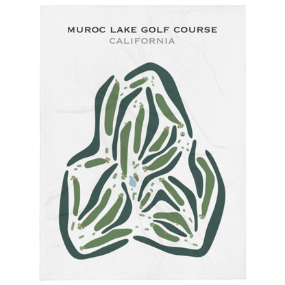 Muroc Lake Golf Course, California - Printed Golf Courses