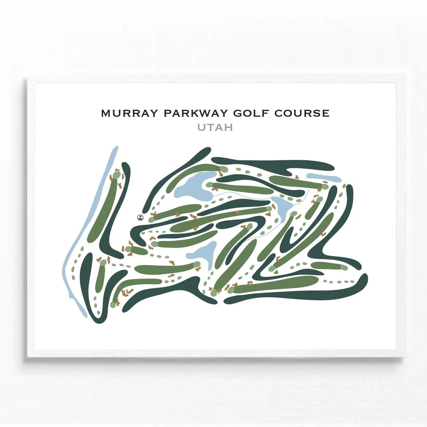 Murray Parkway Golf Course, Utah - Printed Golf Courses