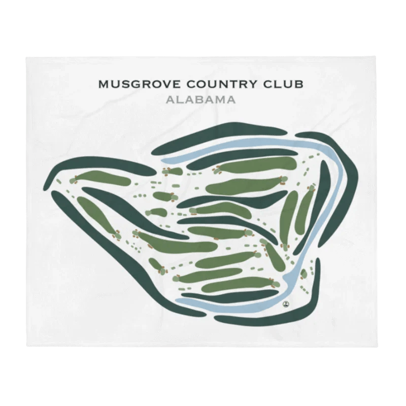 Musgrove Country Club, Alabama - Printed Golf Courses