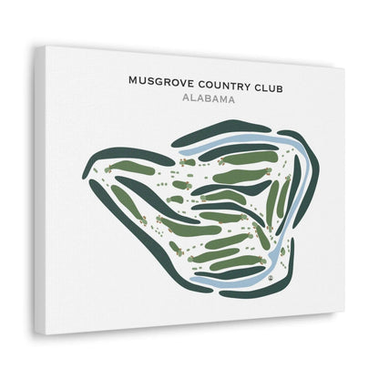 Musgrove Country Club, Alabama - Printed Golf Courses