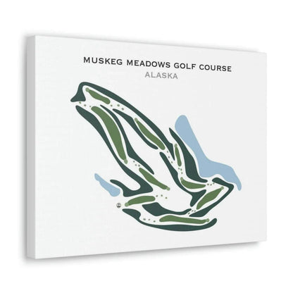 Muskeg Meadows Golf Course, Alaska - Printed Golf Courses
